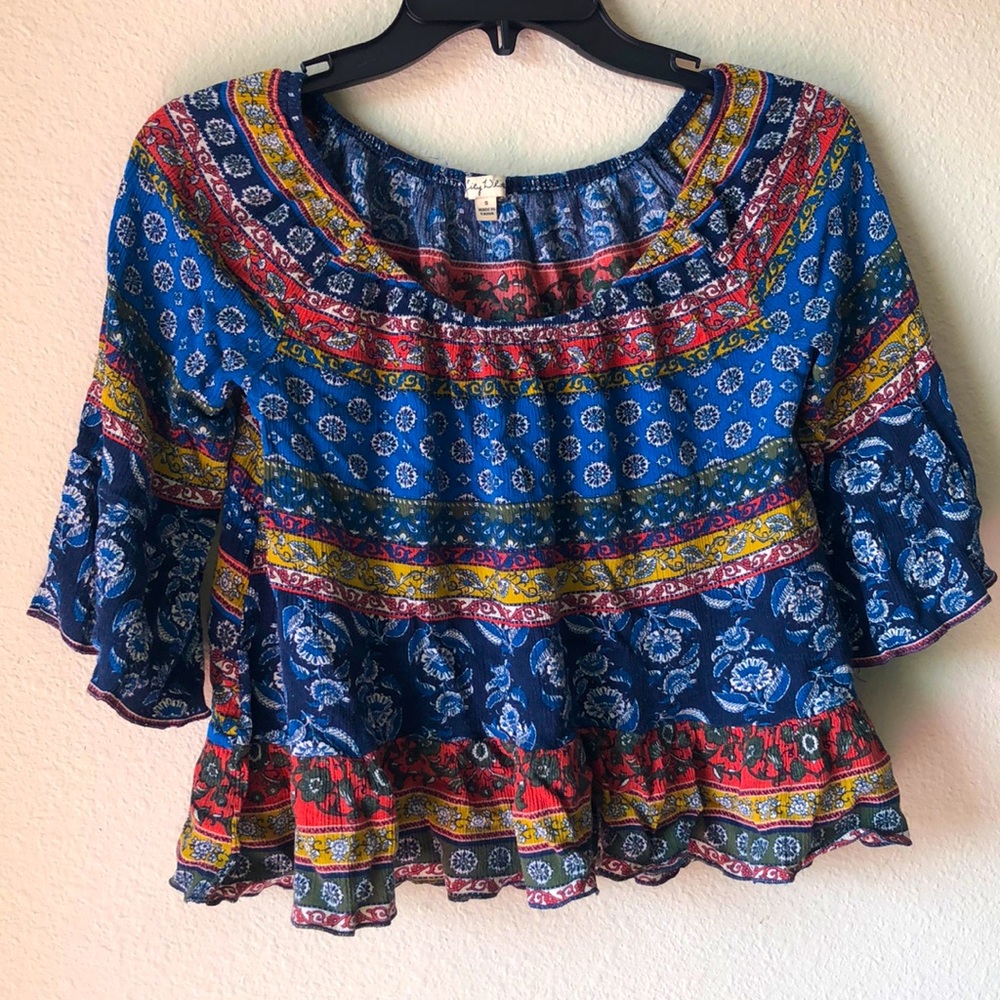 Boho shirt boho top